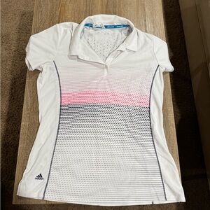 Adidas Climachill White Polo Shirt